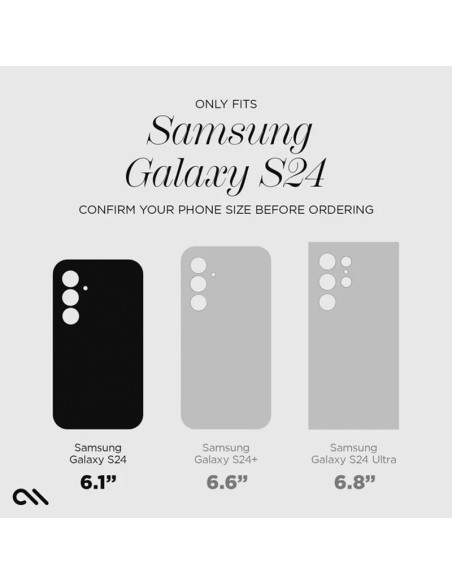 Szkło ochronne na obiektyw aparatu Samsung Galaxy S24 Case-Mate Aluminum Ring Lens Protector