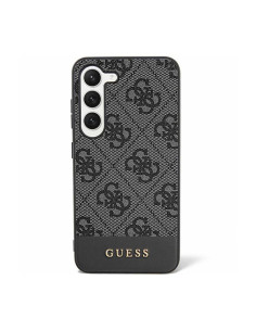 Etui Do Samsung Galaxy S24 Ultra Guess 4G Bottom Stripe Metal Logo Collection Czarny