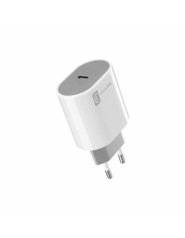 Ładowarka sieciowa USB-C Power Delivery 20W Cellularline Stylecolor Charger Biały