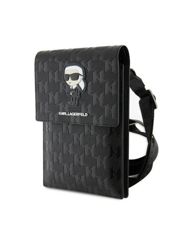 Torebka crossbody na telefon Karl Lagerfeld...