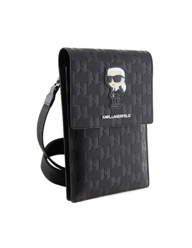 Torebka crossbody na telefon Karl Lagerfeld...