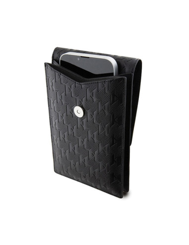Torebka crossbody na telefon Karl Lagerfeld...