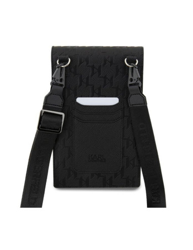 Torebka crossbody na telefon Karl Lagerfeld...