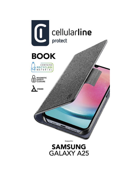 Etui Do Samsung Galaxy A25 5G Cellularline Book Case Czarny