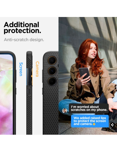 Etui Do Galaxy A35 5G Spigen Liquid Air Czarny...