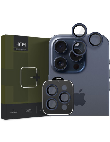 Osłona Aparatu Hofi Camring Pro+ iPhone 15 Pro / 15 Pro Max Niebieski