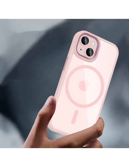 Etui Do iPhone 15 Tech-Protect Magmat Magsafe Różowy