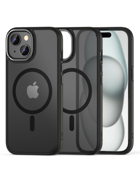 Etui Do iPhone 15 Tech-Protect Magmat ”2” Magsafe Czarny Matowy