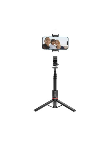 Statyw Tech-Protect L05S Wireless Selfie Stick Tripod & Led Light Czarny