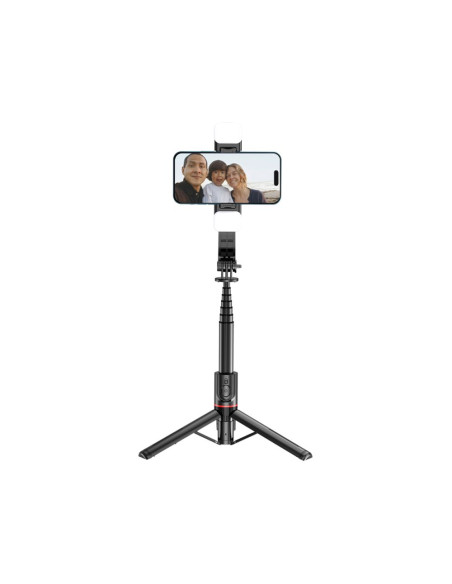 Statyw Tech-Protect L05S Wireless Selfie Stick Tripod & Led Light Czarny