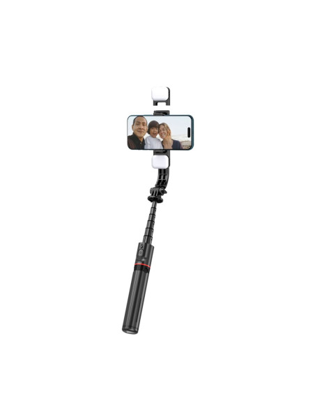 Statyw Tech-Protect L05S Wireless Selfie Stick Tripod & Led Light Czarny