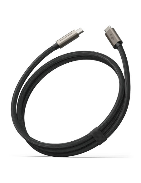 Kabel 2x2 Typ-C PD240W 100cm Ringke USB 3.2 Gen Czarny