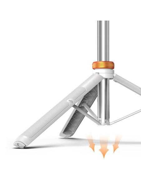 Statyw Tech-Protect L03S Bluetooth Selfie Stick Tripod Biały
