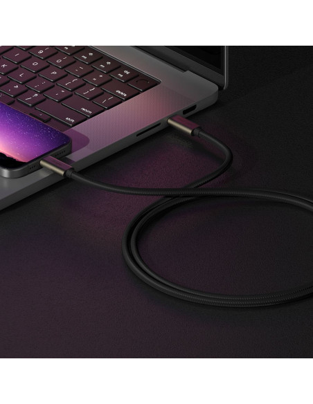 Kabel 2x2 Typ-C PD240W 100cm Ringke USB 3.2 Gen Czarny