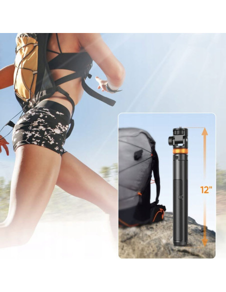 Statyw Tech-Protect L03S Bluetooth Selfie Stick Tripod Biały
