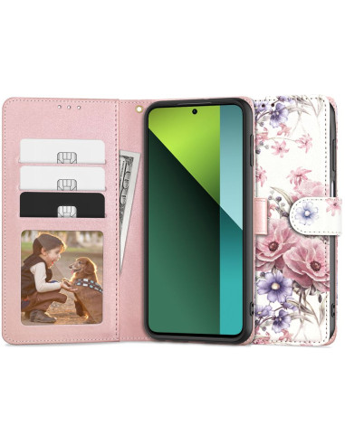 Etui Do Xiaomi Redmi Note 13 Pro 5G / Poco X6 5G Tech-Protect Wallet Biały