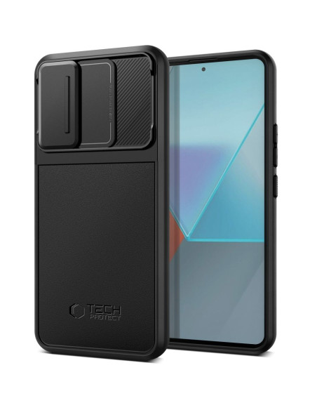 Etui Do Xiaomi Redmi Note 13 Pro 5G / Poco X6 5G Tech-Protect Velar Cam+ Czarny