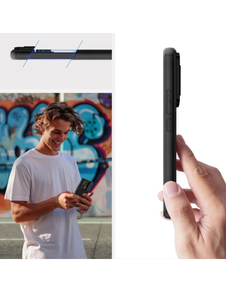 Etui Do Xiaomi Redmi Note 13 Pro 5G / Poco X6 5G Tech-Protect Velar Cam+ Czarny