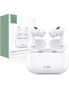 Słuchawki bezprzewodowe Tech-Protect Ultraboost TWS Earphone Pro Biały