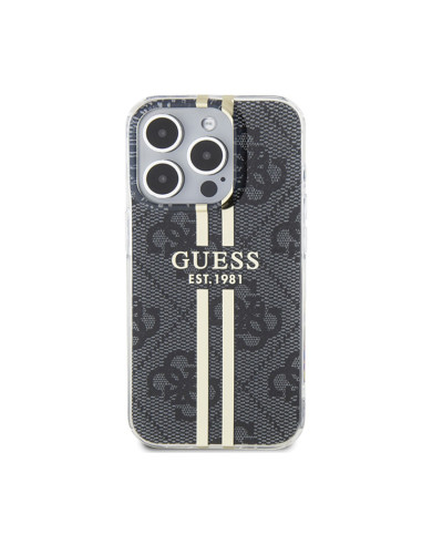 Etui Do iPhone 15 Pro Guess IML 4G Gold Stripe...