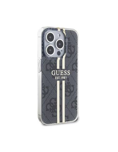 Etui Do iPhone 15 Pro Guess IML 4G Gold Stripe...