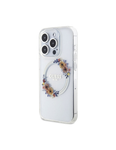 Etui Do iPhone 15 Pro Max Guess IML Flowers...