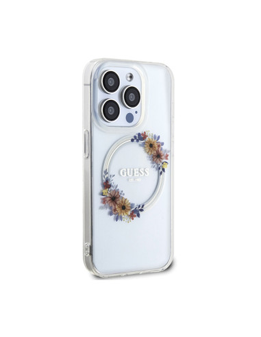 Etui Do iPhone 15 Pro Max Guess IML Flowers...
