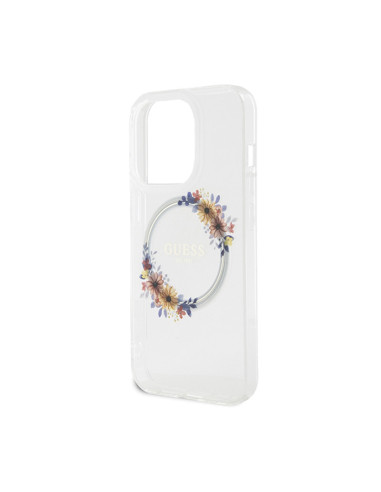 Etui Do iPhone 15 Pro Guess IML Flowers Wreath...
