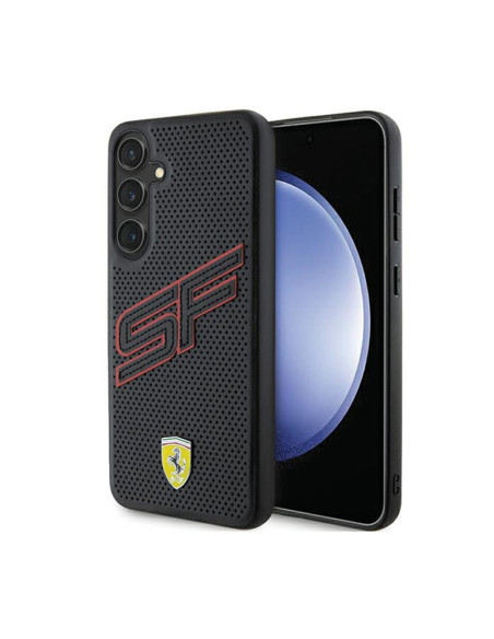 Etui Do Samsung Galaxy S24+ Ferrari Big SF Perforated Czarny