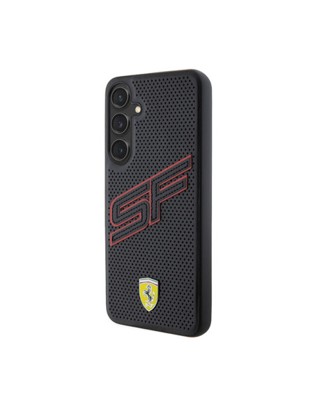 Etui Do Samsung Galaxy S24+ Ferrari Big SF Perforated Czarny