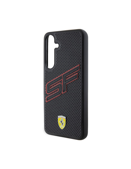 Etui Do Samsung Galaxy S24+ Ferrari Big SF Perforated Czarny