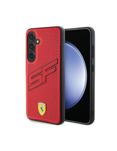 Etui Do Samsung Galaxy S24+ Ferrari Big SF Perforated Czerwony