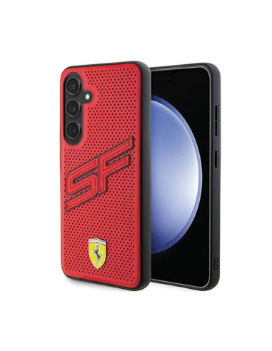 Etui Do Samsung Galaxy S24+ Ferrari Big SF Perforated Czerwony