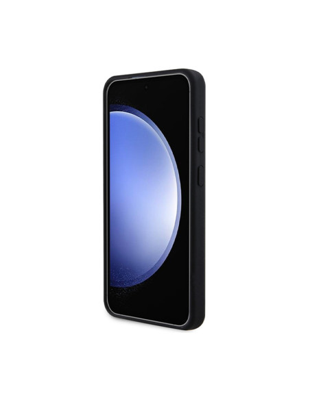 Etui Do Samsung Galaxy S24+ AMG Silicone Carbon Pattern MagSafe Czarny