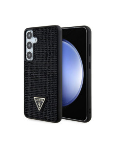 Etui Do Samsung Galaxy S24+ Guess Rhinestone Triangle Czarny