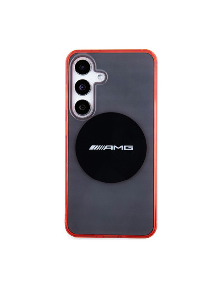 Etui Do Samsung Galaxy S24 AMG Transparent Bicolor MagSafe Czarny