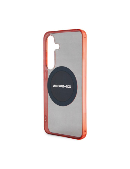 Etui Do Samsung Galaxy S24 AMG Transparent Bicolor MagSafe Czarny