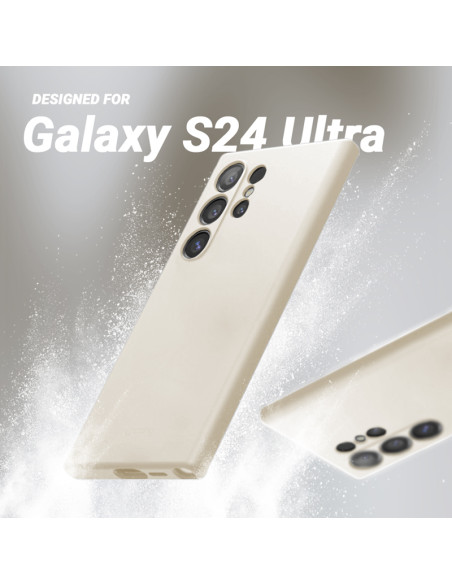 Etui Do Samsung Galaxy S24 Ultra Crong Color Cover Beżowy