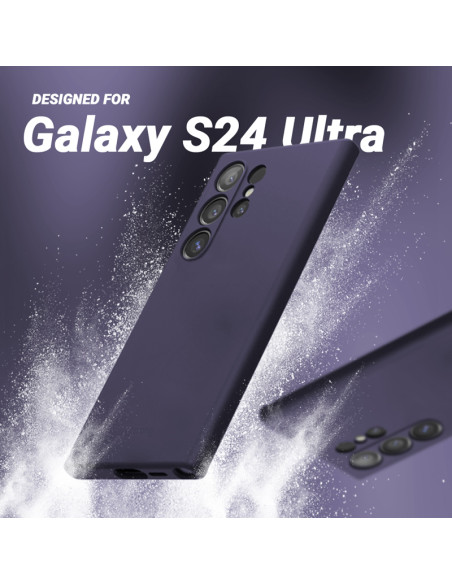 Etui Do Samsung Galaxy S24 Ultra Crong Color Cover Fioletowy