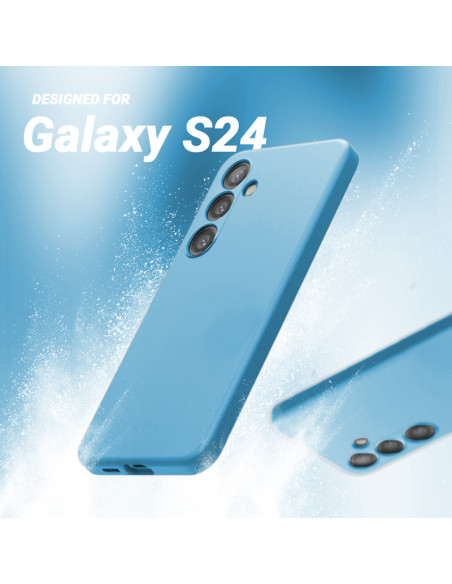 Etui Do Samsung Galaxy S24 Crong Color Cover Niebieski