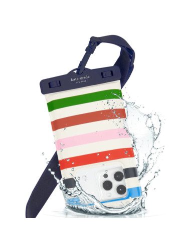 Etui wodoodporne do smartfonów do 6.7" Kate Spade New York Waterproof Floating Pouch Wielokolorowy