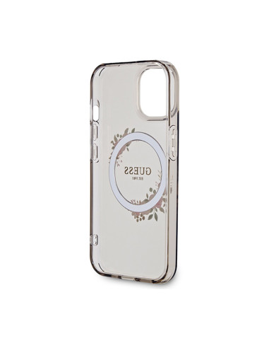 Etui Do iPhone 15 Guess IML Flowers Wreath...