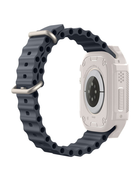 Etui Do Apple Watch ( 49 Mm ) Spigen Rugged Armor Beżowy