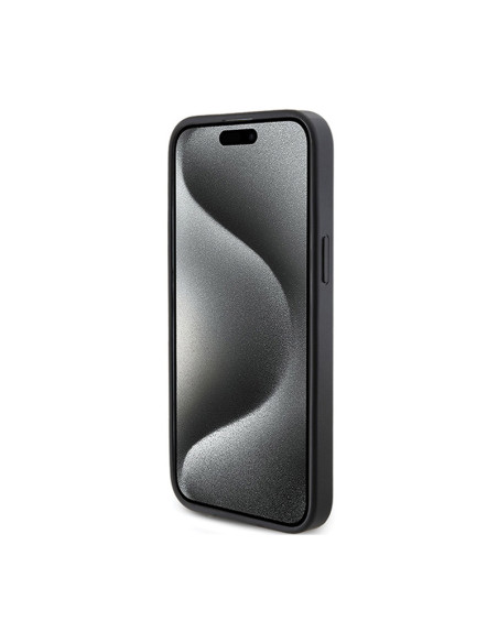 Etui Do iPhone 14 Pro Max Guess 4G Triangle Metal Logo Czarny