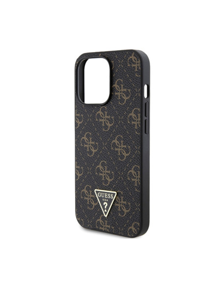 Etui Do iPhone 14 Pro Max Guess 4G Triangle Metal Logo Czarny