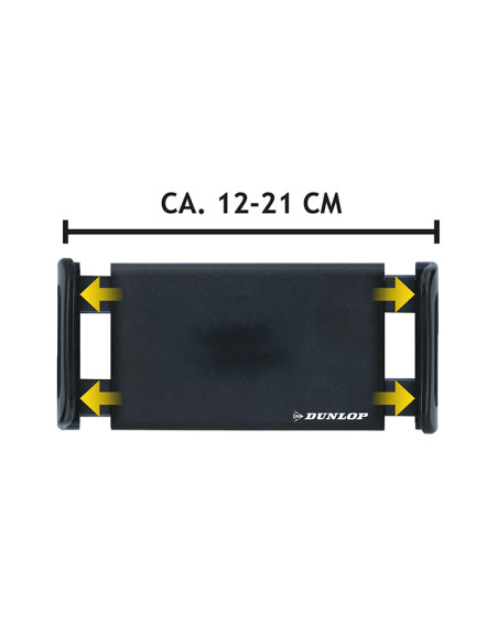 Uchwyt samochodowy na zagłówek na smartfon / tablet 12-21 cm Dunlop
