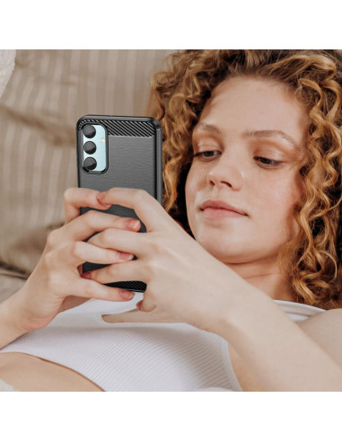 Etui Do Galaxy M15 5G Tech-Protect Tpucarbon...