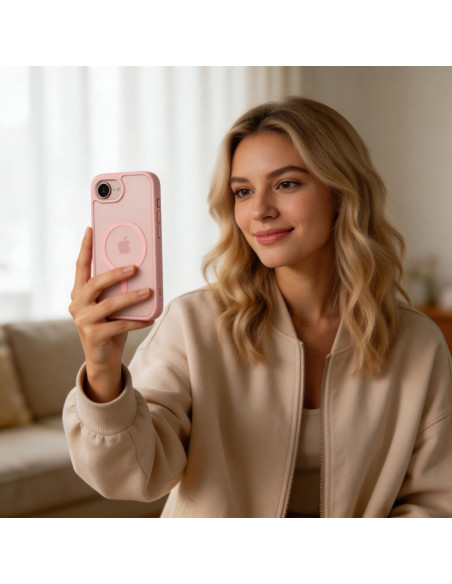 TECH-PROTECT BASICMAG MAGSAFE IPHONE 16E / 17E MATTE SOFT PINK