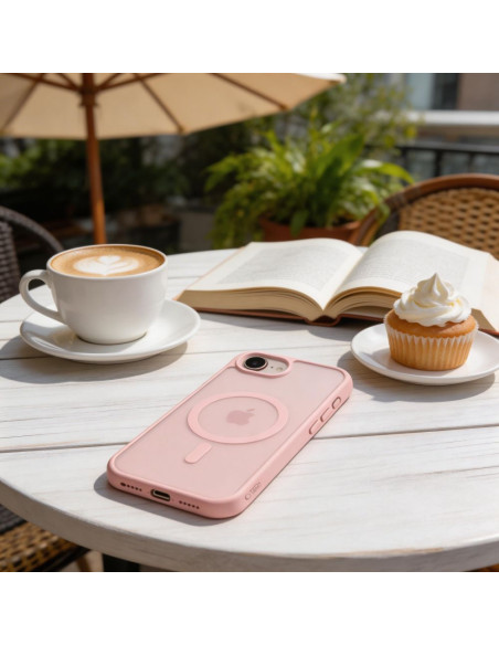 TECH-PROTECT BASICMAG MAGSAFE IPHONE 16E / 17E MATTE SOFT PINK