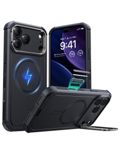 Etui do iPhone 17 Pro Max ESRCyber z podpórką MagSafe Czarny